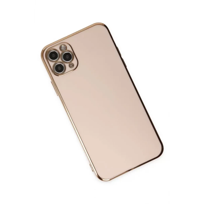 Newface Apple iPhone 11 Pro Max Kılıf Volet Silikon - Pembe