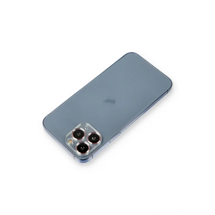 Newface Apple iPhone 11 Pro Max Metal Kamera Lens Koruma Cam - Mor