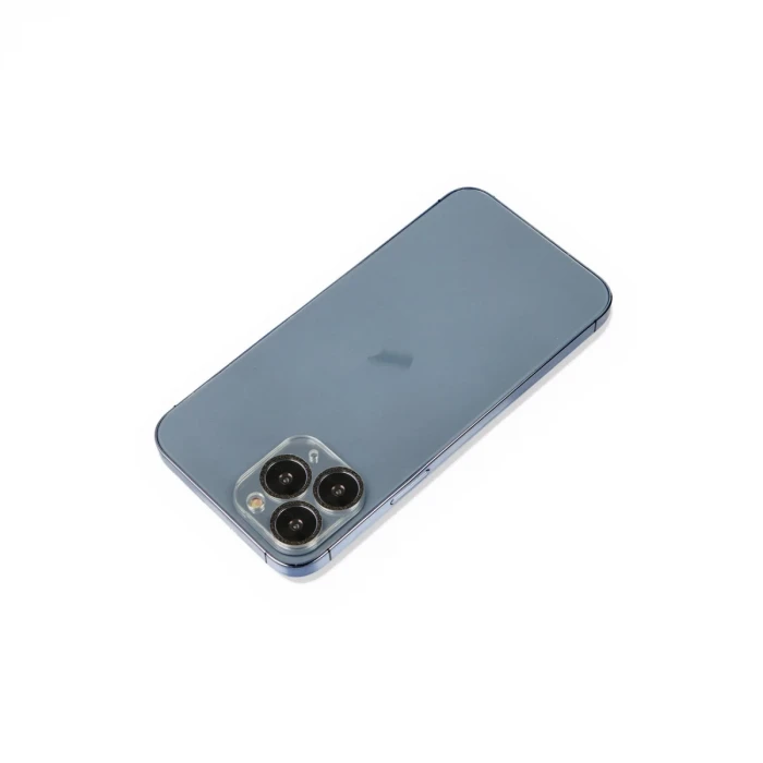 Newface Apple iPhone 11 Pro Shine Kamera Lens Koruma Cam - Siyah