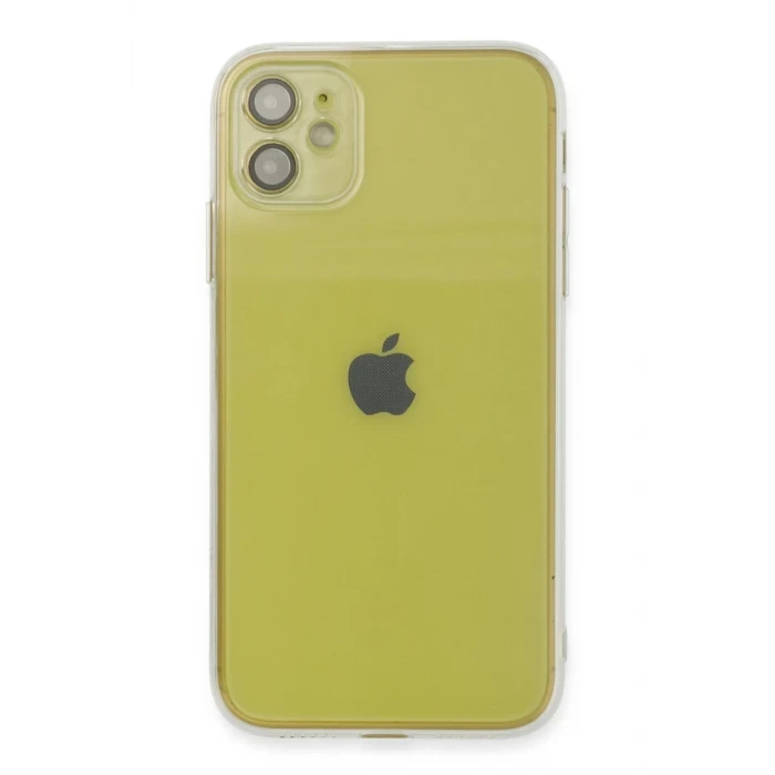 Newface Apple iPhone 12 Kılıf Fly Lens Silikon - Şeffaf