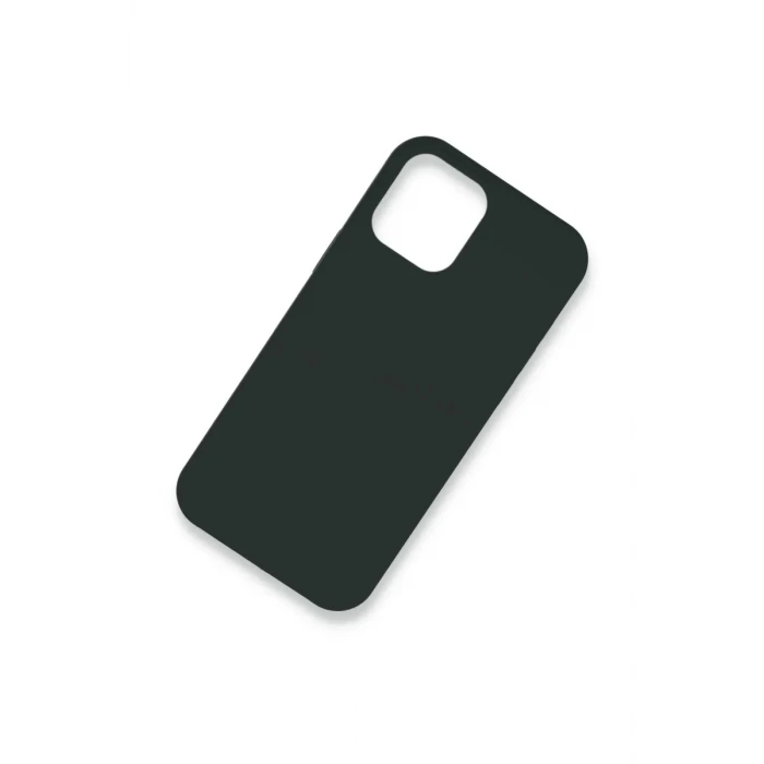 Newface Apple iPhone 12 Kılıf Lansman Legant Silikon - Koyu Yeşil