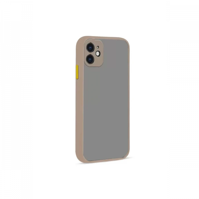 Newface Apple iPhone 12 Kılıf Montreal Silikon Kapak - Pembe