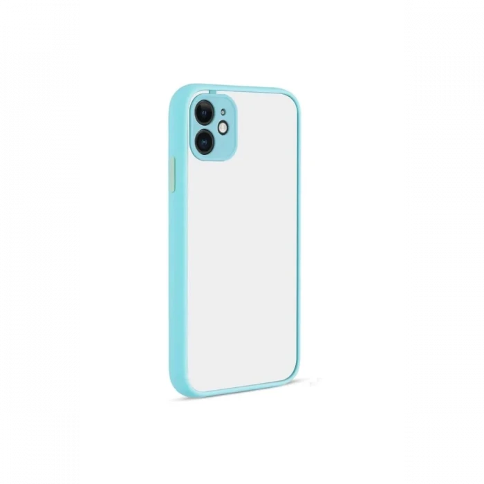 Newface Apple iPhone 12 Kılıf Montreal Silikon Kapak - Turkuaz