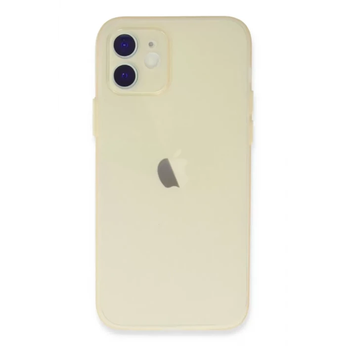 Newface Apple iPhone 12 Kılıf Puma Silikon - Gold