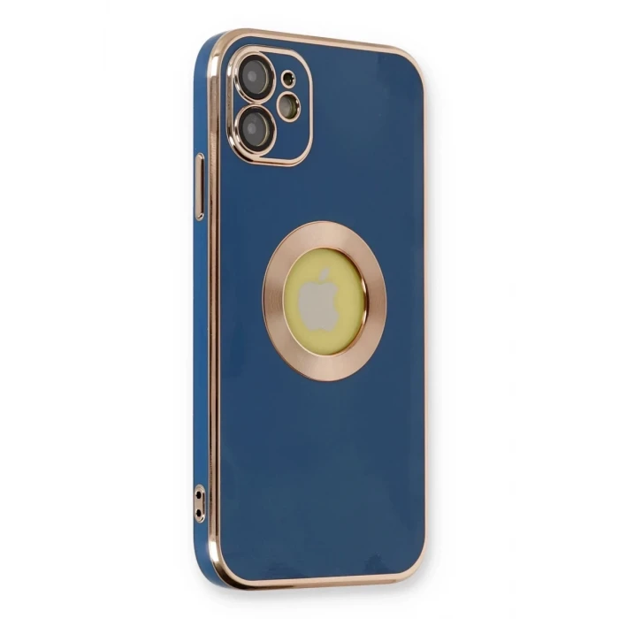 Newface Apple iPhone 12 Kılıf Store Silikon - Mavi