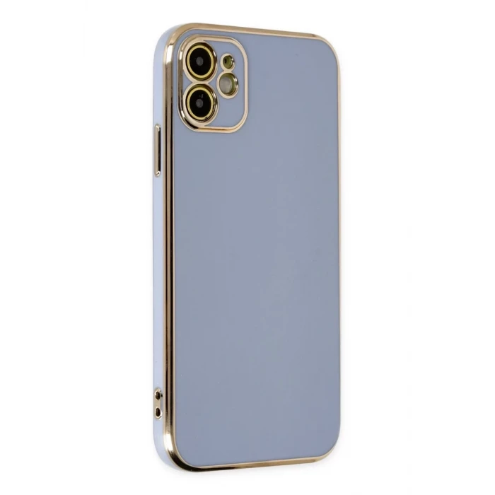 Newface Apple iPhone 12 Kılıf Volet Silikon - Mavi