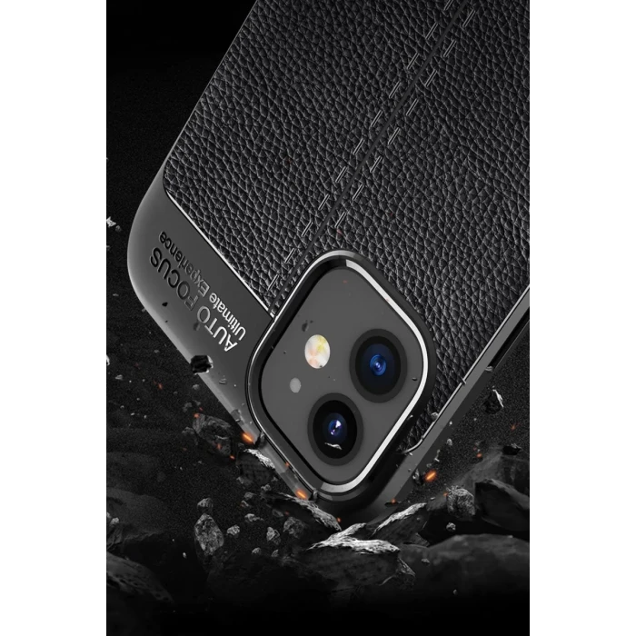 Newface Apple iPhone 12 Mini Kılıf Auto Focus Kapak - Kırmızı