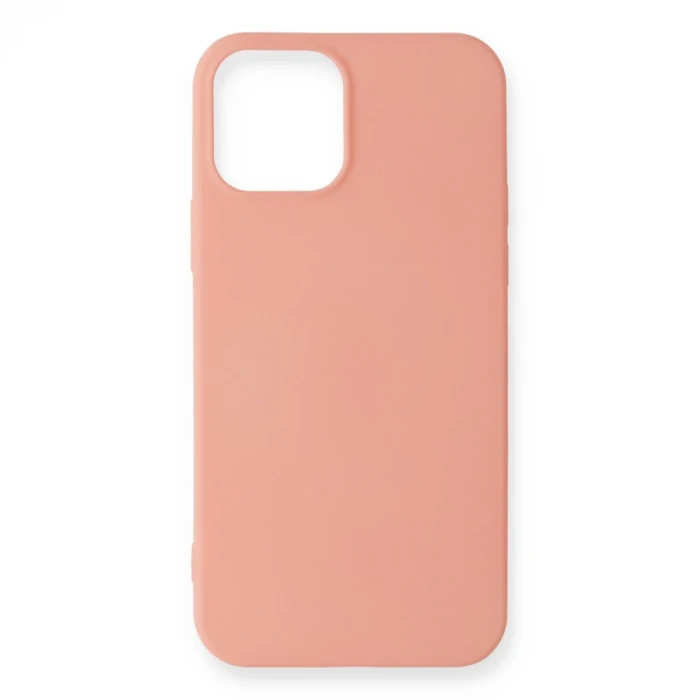 Newface Apple iPhone 12 Mini Kılıf First Silikon - Pudra