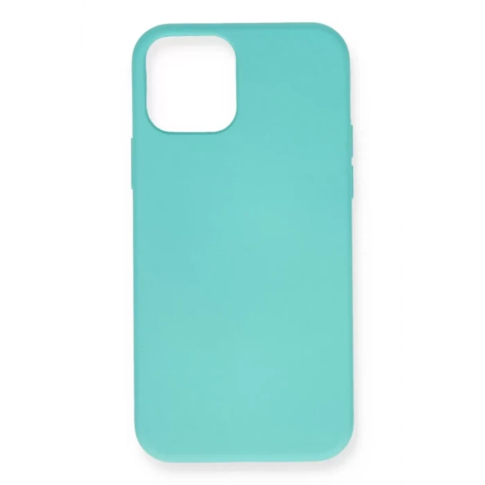 Newface Apple iPhone 12 Mini Kılıf Nano içi Kadife Silikon - Turkuaz