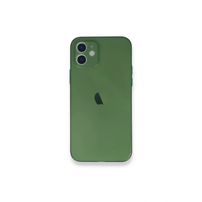 Newface Apple iPhone 12 Mini Kılıf PP Ultra İnce Kapak - Yeşil