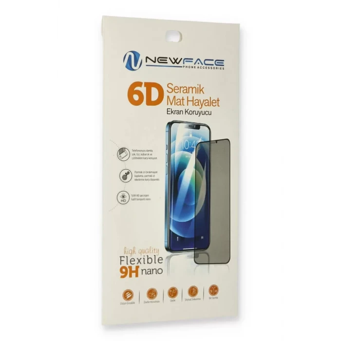 Newface Apple iPhone 12 Pro 6D Mat Seramik Hayalet Nano Ekran Koruyucu