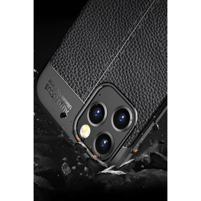 Newface Apple iPhone 12 Pro Kılıf Auto Focus Kapak - Kırmızı