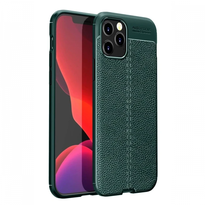 Newface Apple iPhone 12 Pro Kılıf Auto Focus Kapak - Yeşil