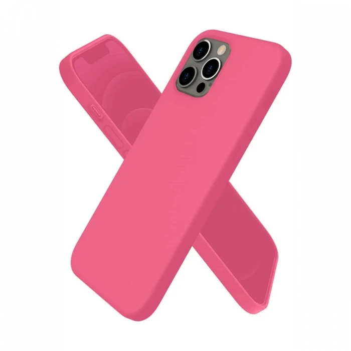 Newface Apple iPhone 12 Pro Kılıf First Silikon - Pembe