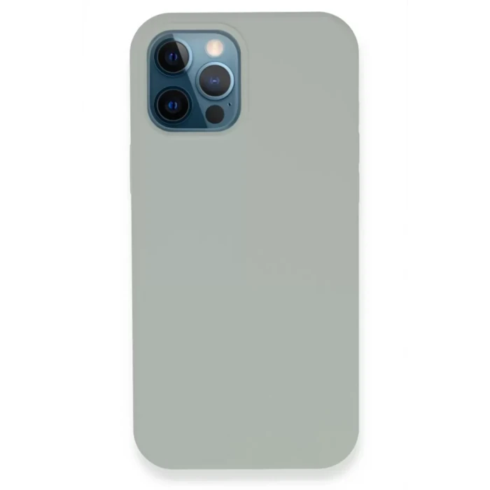 Newface Apple iPhone 12 Pro Kılıf Lansman Legant Silikon - Açık Gri