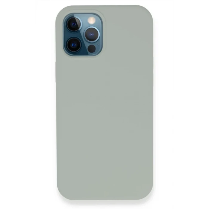 Newface Apple iPhone 12 Pro Kılıf Lansman Legant Silikon - Açık Gri