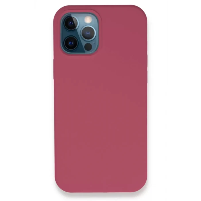 Newface Apple iPhone 12 Pro Kılıf Lansman Legant Silikon - Fuşya