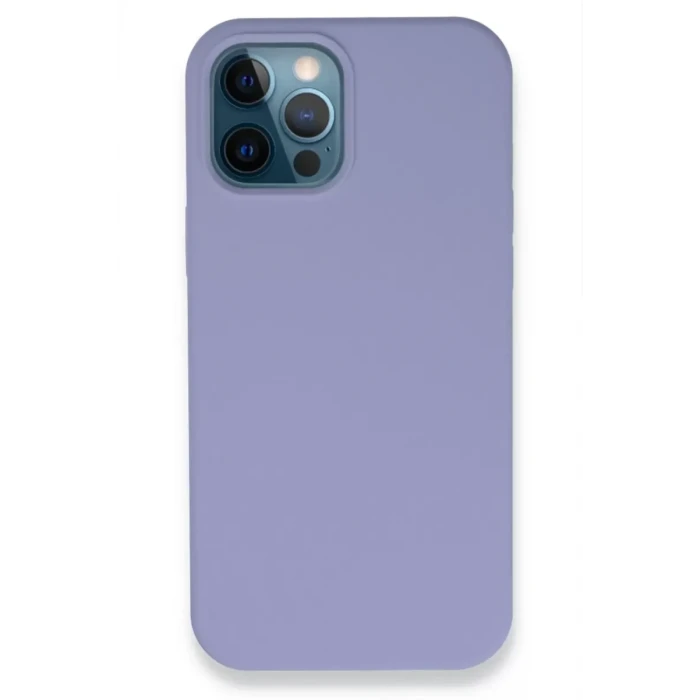 Newface Apple iPhone 12 Pro Kılıf Lansman Legant Silikon - Lila