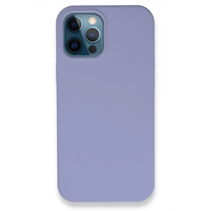 Newface Apple iPhone 12 Pro Kılıf Lansman Legant Silikon - Lila
