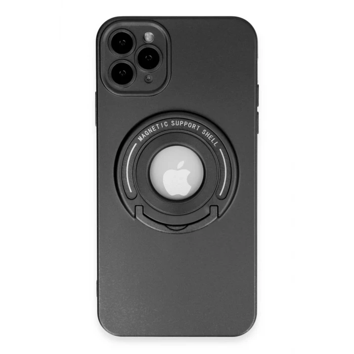 Newface Apple iPhone 12 Pro Kılıf Lukka Magneticsafe Kapak - Siyah