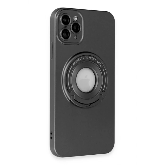Newface Apple iPhone 12 Pro Kılıf Lukka Magneticsafe Kapak - Siyah