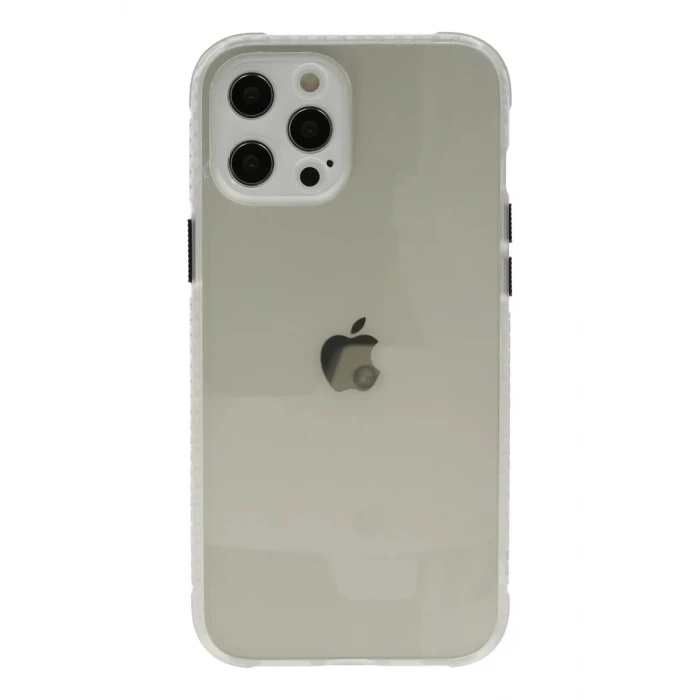 Newface Apple iPhone 12 Pro Kılıf Miami Şeffaf Silikon - Şeffaf