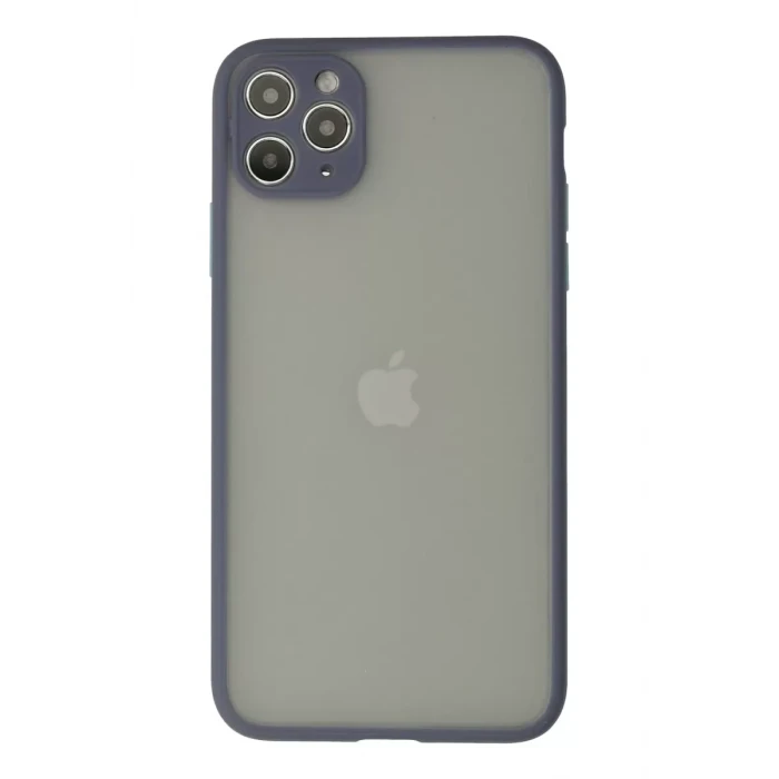 Newface Apple iPhone 12 Pro Kılıf Montreal Silikon Kapak - Gri