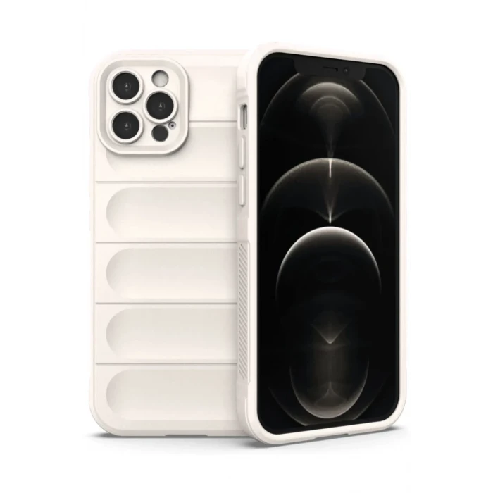 Newface Apple iPhone 12 Pro Kılıf Optimum Silikon - Krem