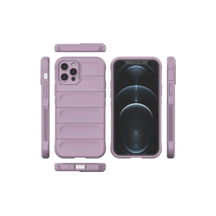 Newface Apple iPhone 12 Pro Kılıf Optimum Silikon - Mor
