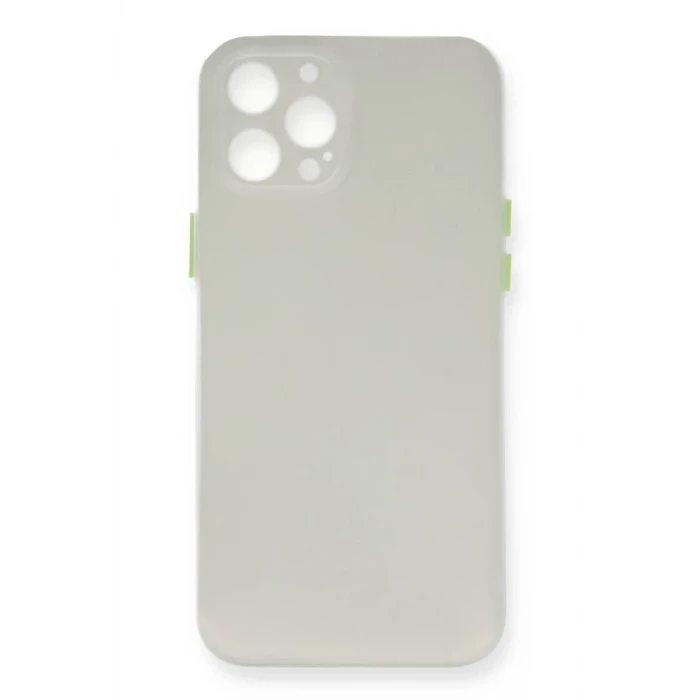 Newface Apple iPhone 12 Pro Kılıf PP Ultra İnce Kapak - Beyaz