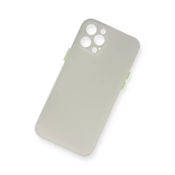 Newface Apple iPhone 12 Pro Kılıf PP Ultra İnce Kapak - Beyaz