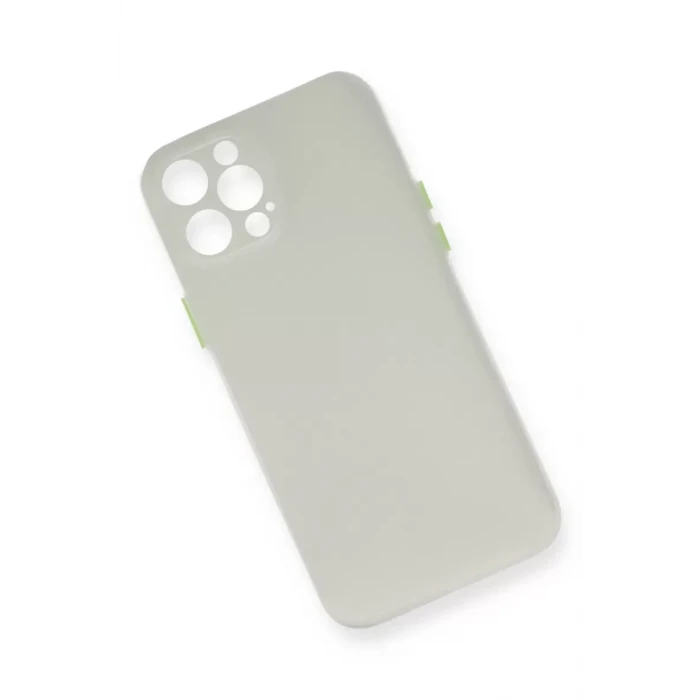 Newface Apple iPhone 12 Pro Kılıf PP Ultra İnce Kapak - Beyaz