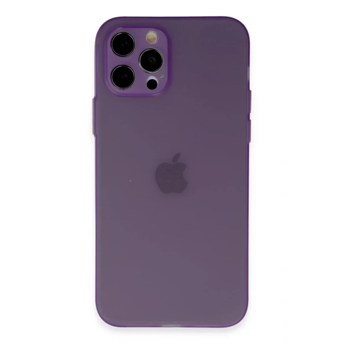 Newface Apple iPhone 12 Pro Kılıf Puma Silikon - Koyu Mor
