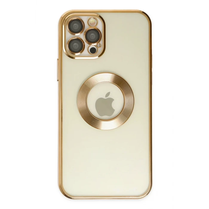 Newface Apple iPhone 12 Pro Kılıf Slot Silikon - Gold