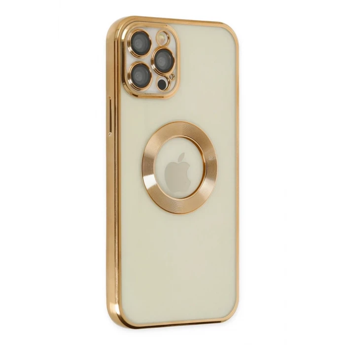 Newface Apple iPhone 12 Pro Kılıf Slot Silikon - Gold