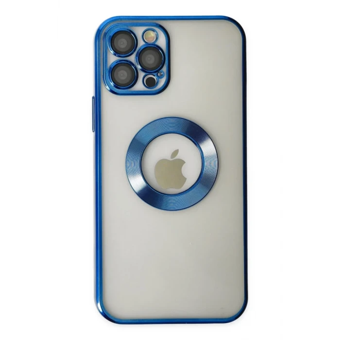 Newface Apple iPhone 12 Pro Kılıf Slot Silikon - Mavi