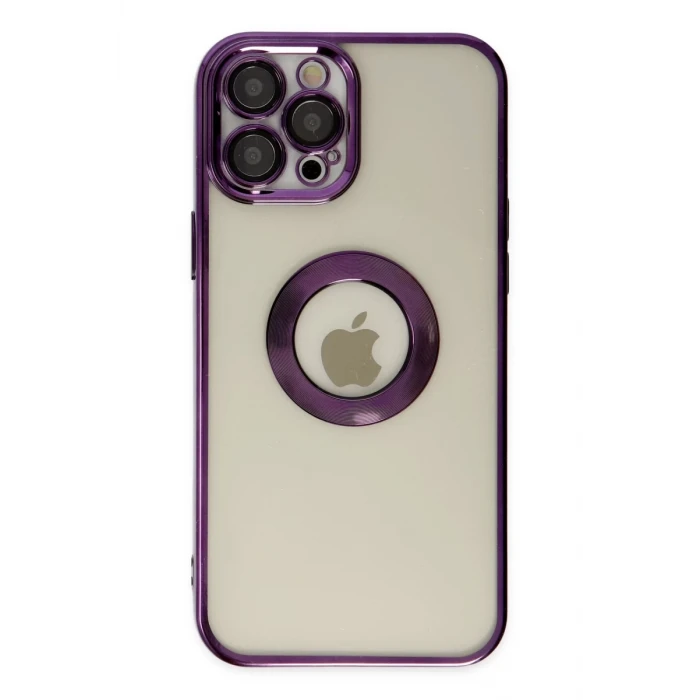 Newface Apple iPhone 12 Pro Kılıf Slot Silikon - Mor