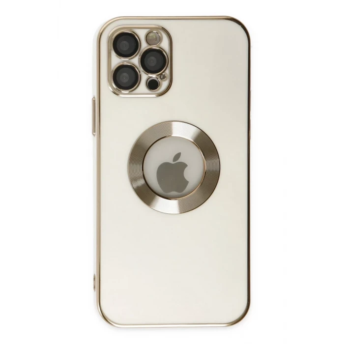 Newface Apple iPhone 12 Pro Kılıf Store Silikon - Beyaz