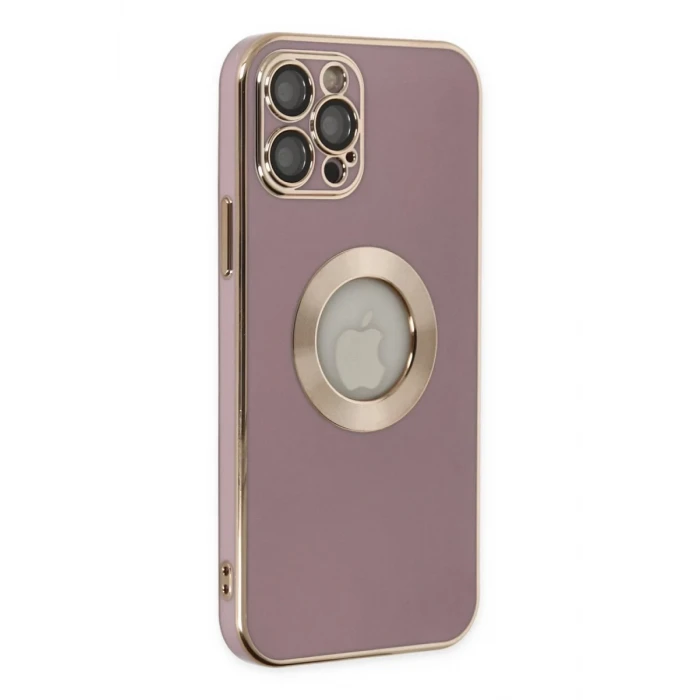 Newface Apple iPhone 12 Pro Kılıf Store Silikon - Mor