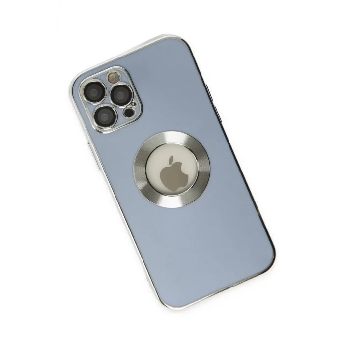 Newface Apple iPhone 12 Pro Kılıf Store Silikon - Sierra Blue