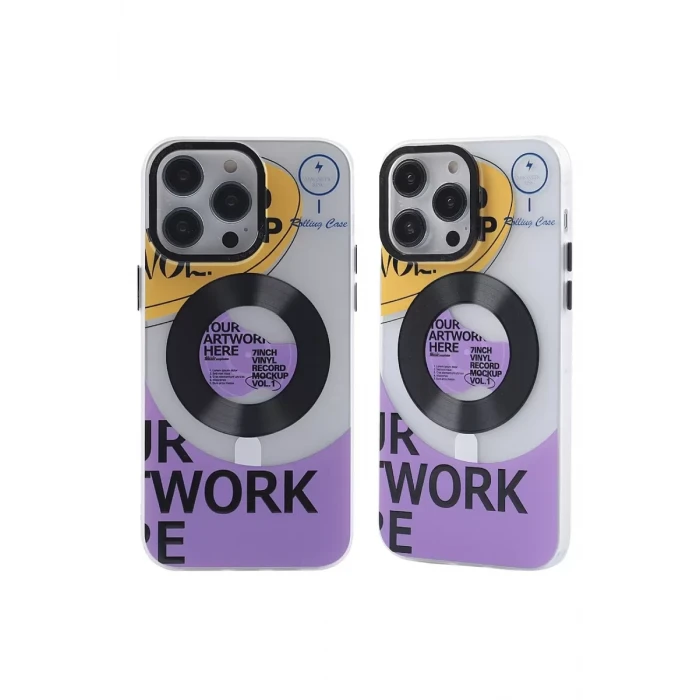 Newface Apple iPhone 12 Pro Max Kılıf Apollo Magneticsafe Desenli Kapak - Apollo Şeffaf - 6