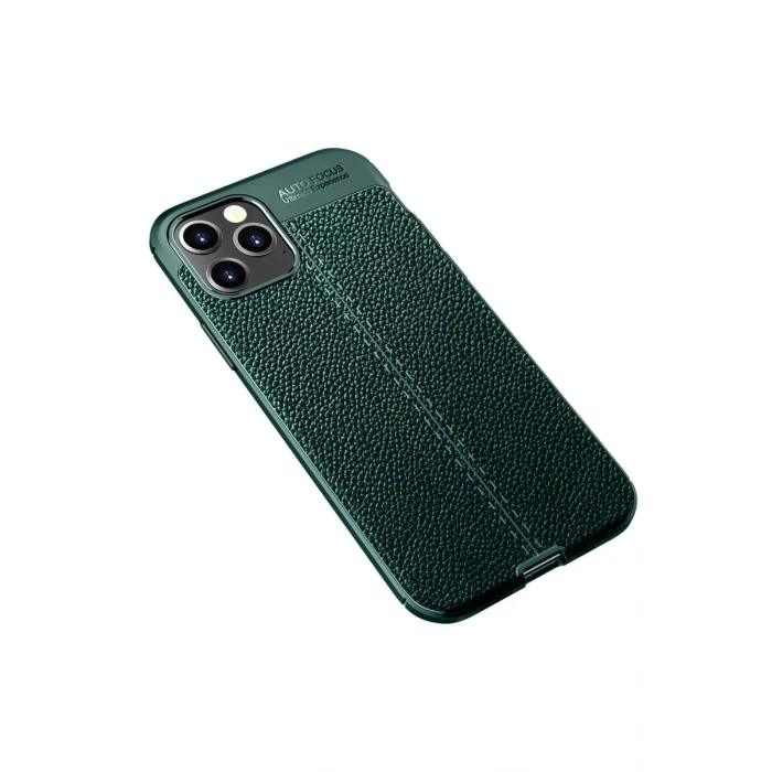 Newface Apple iPhone 12 Pro Max Kılıf Auto Focus Kapak - Yeşil