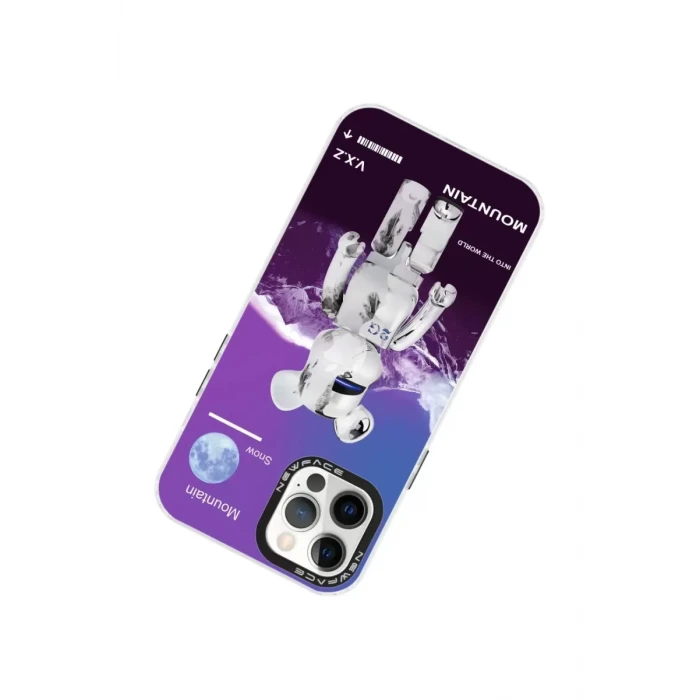 Newface Apple iPhone 12 Pro Max Kılıf Estoril Desenli Kapak - Estoril - 8