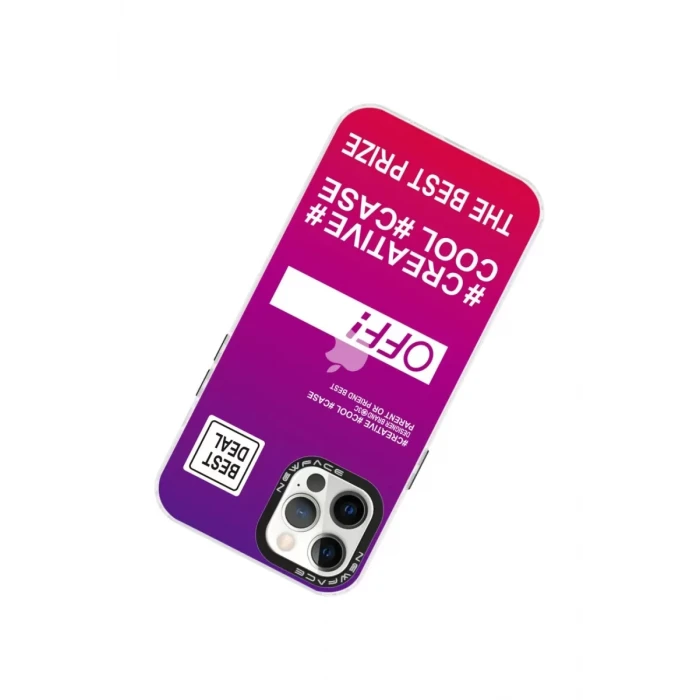 Newface Apple iPhone 12 Pro Max Kılıf Estoril Desenli Kapak - Estoril - 9