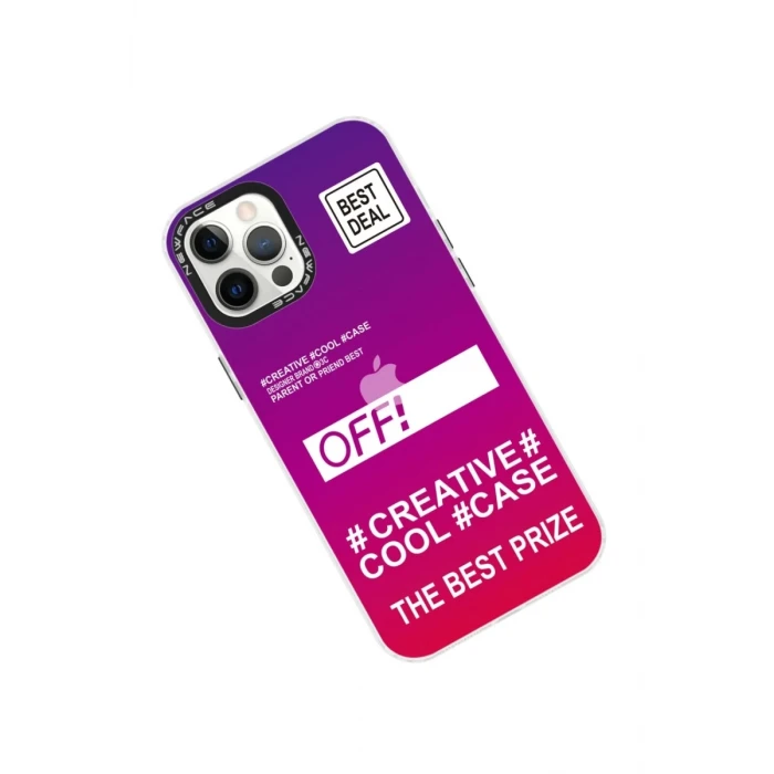 Newface Apple iPhone 12 Pro Max Kılıf Estoril Desenli Kapak - Estoril - 9