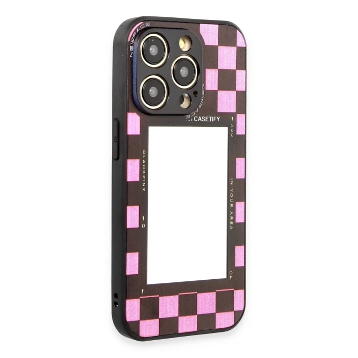 Newface Apple iPhone 12 Pro Max Kılıf Mirror Desenli Kapak - Mirror - 8