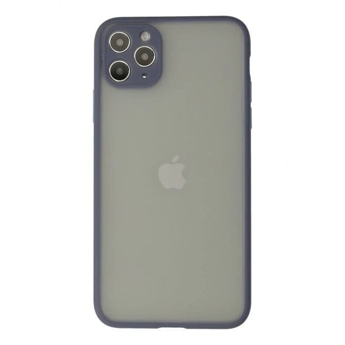 Newface Apple iPhone 12 Pro Max Kılıf Montreal Silikon Kapak - Gri