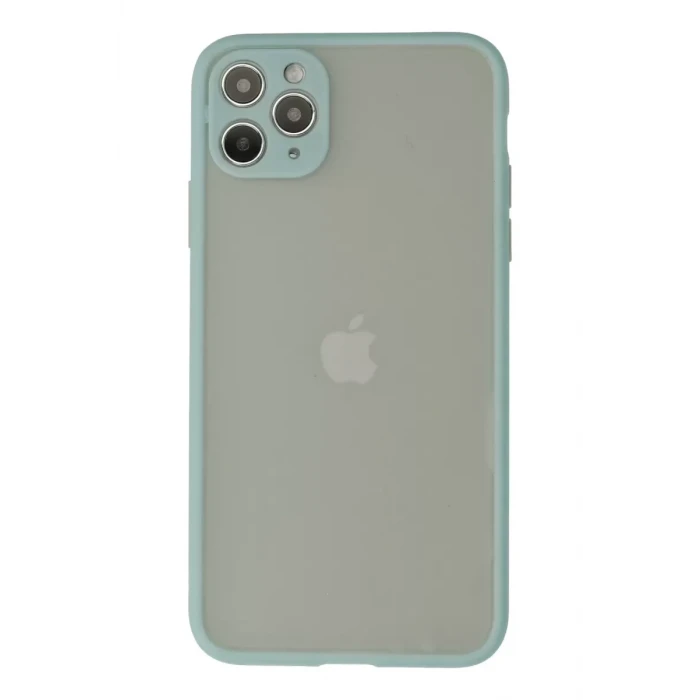 Newface Apple iPhone 12 Pro Max Kılıf Montreal Silikon Kapak - Turkuaz