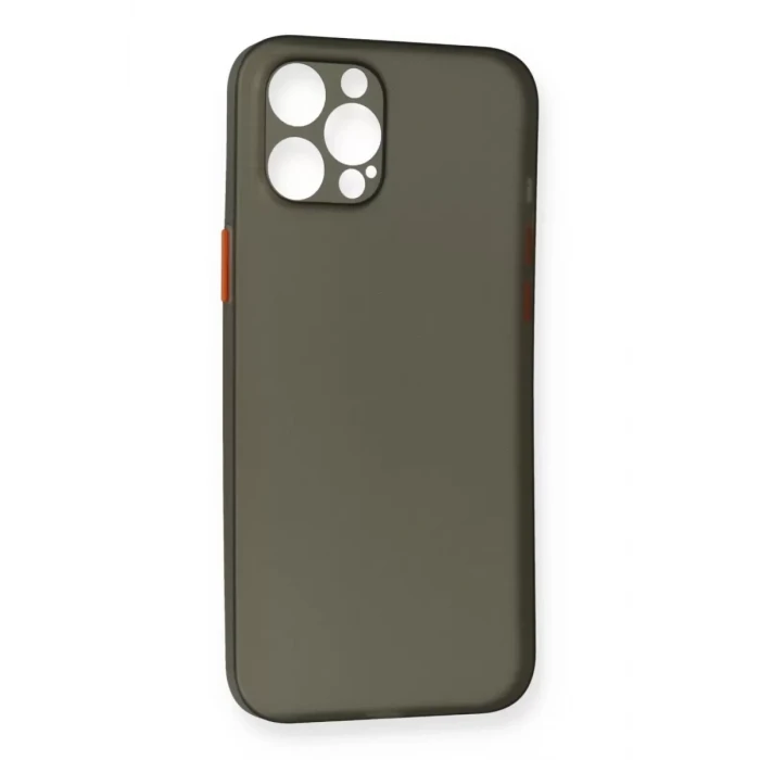 Newface Apple iPhone 12 Pro Max Kılıf PP Ultra İnce Kapak - Gri