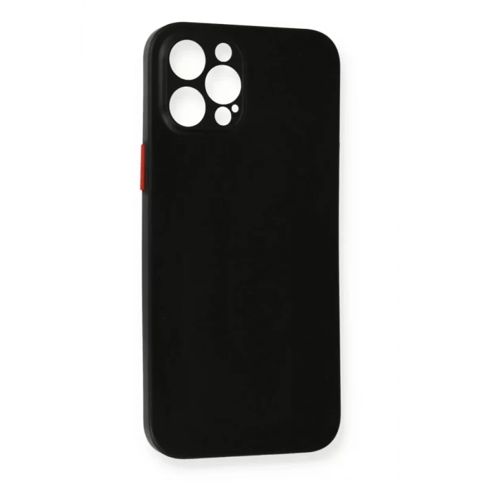 Newface Apple iPhone 12 Pro Max Kılıf PP Ultra İnce Kapak - Siyah